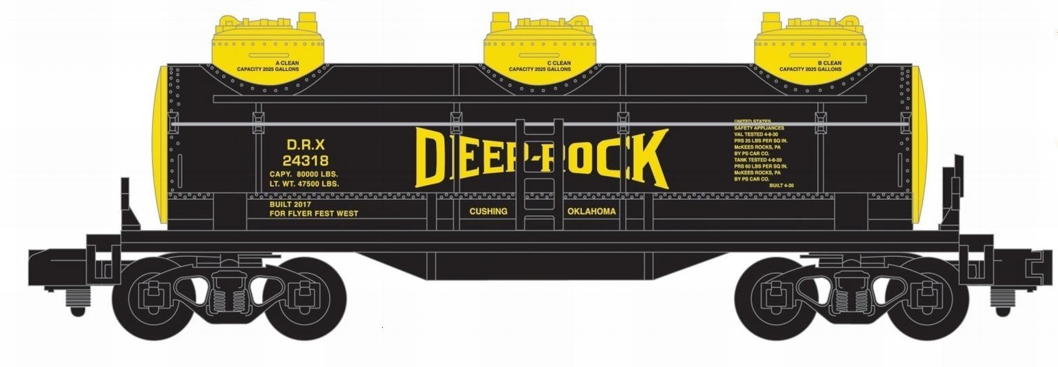 Deep Rock 3 Dome Tank Car-Black